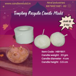 Tempting Rasgulla Silicone Candle Mould