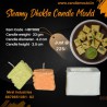 Steamy Dhokla Silicone Candle Mould
