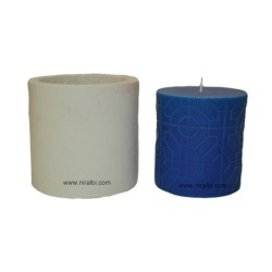 Small Octagon Designer Silicone Candle Mould