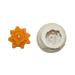 Flower Candle Silicone Mould SL643, Niral Industries