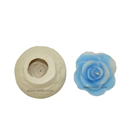 Medium Rose Candle Mould SL483, Niral INdustries