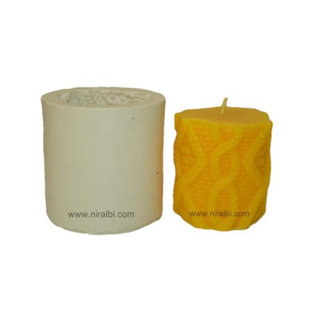 Designer Pillar Candle Mould SL144