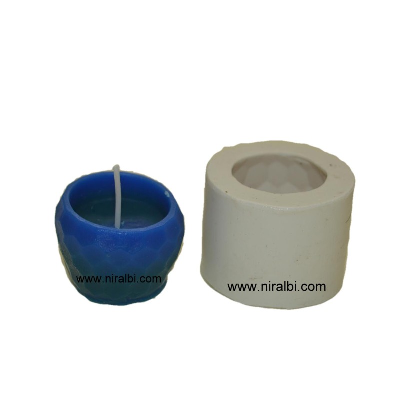 Big 3D Design Silicone Candle Mould SL624, Niral Industries.