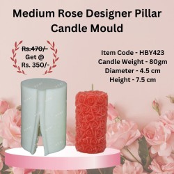 Medium Rose Designer Pillar...