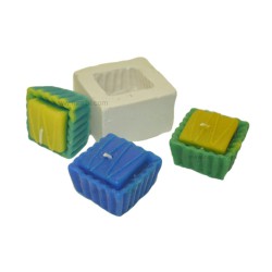 Square Shape Cake Candle Mould HBY217, Niral Industries.