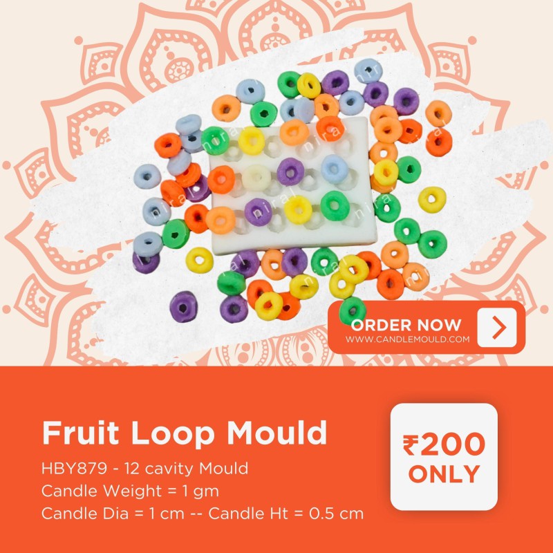 Fruit Loops 12 Cavity Mould HBY879, Niral Industries.