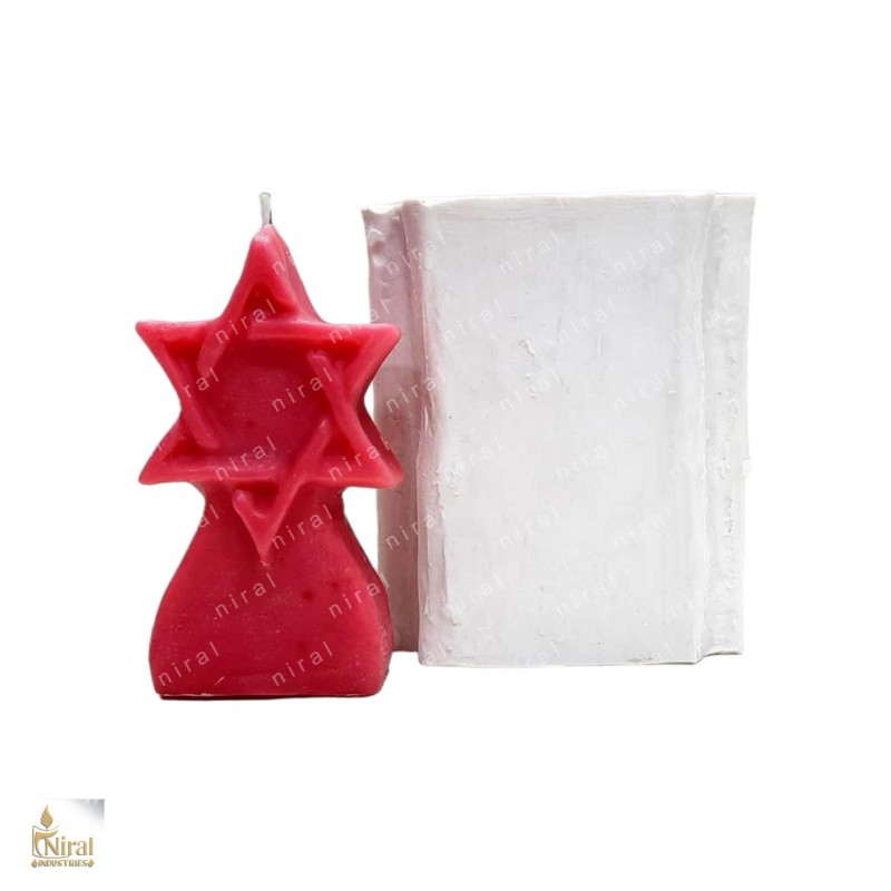 Spiritual Star Silicone Candle Mould HBY779, Niral Industries