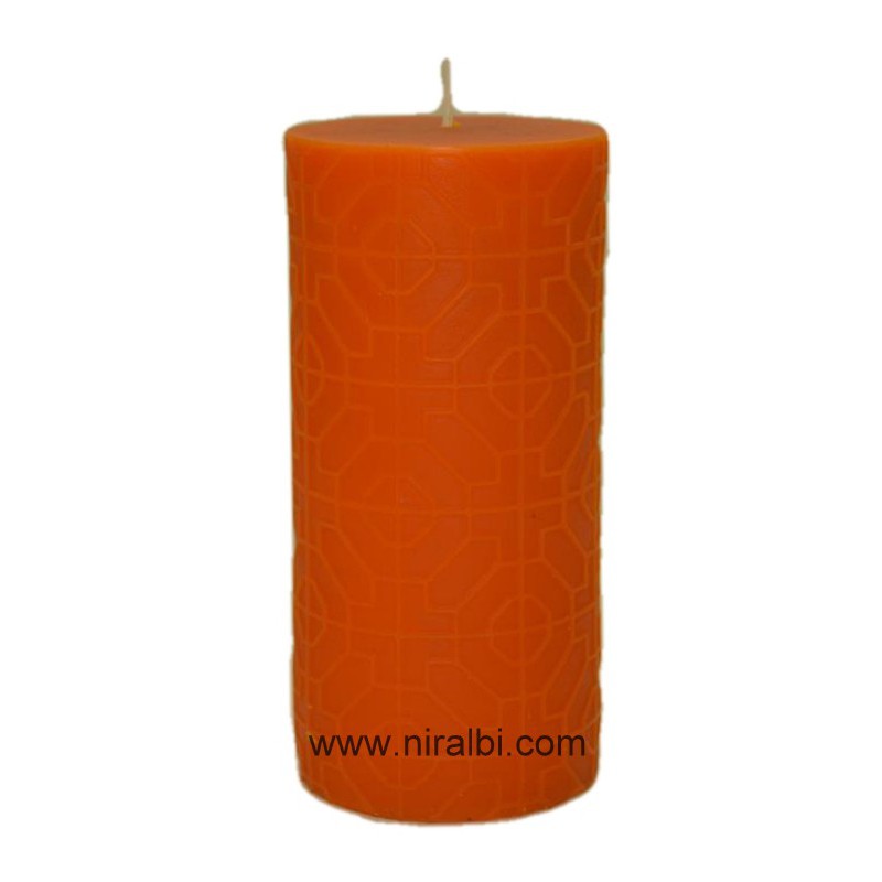 Large Octagon Designer Silicone Candle Mould SL613, Niral Industries.