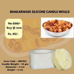 Bhakarwadi Silicone Candle...