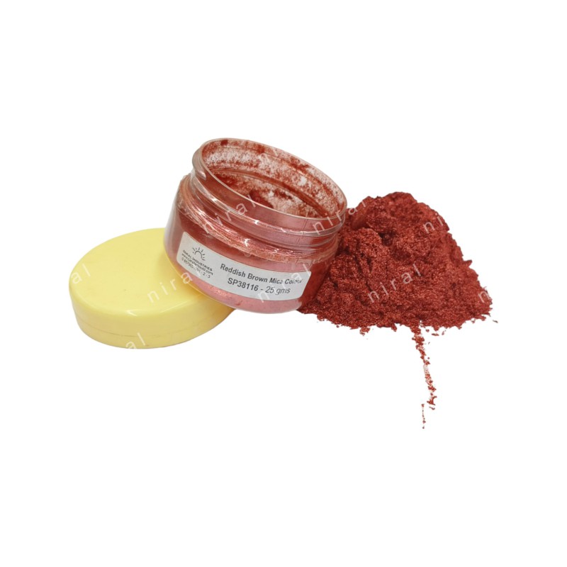Reddish Brown Mica Colour Candle, Soap, Resin Craft Niral Industries