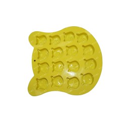 16 Cavity Winnie the Pooh Shaped Silicone Mould Baking Tray Pan Chocolate, Soap SP32425, Niral Industries