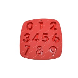 Silicone Numbers Shape 10 Cavity Chocolate Fondant Cake Mould SP32436, Niral Industries