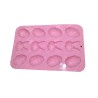 Silicone Easter Bunny & Eggs Shape 12 Cavity Chocolate Fondant Cake Mould SP32437, Niral Industries
