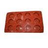 Silicone 12 Cavity Small Round Shape Chocolate Mould SP32429, Niral Industries