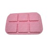 6 Cavity Unique Patterns Silicone Soap Mold SP32427, Niral Industries