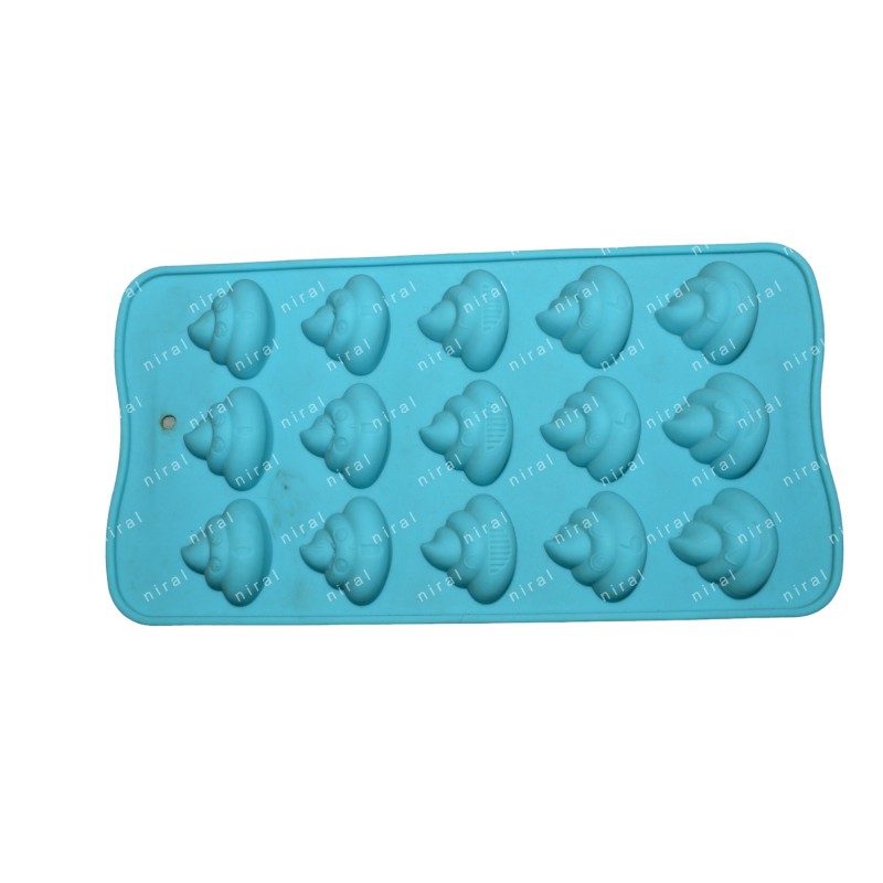 Silicone 15 Cavity Funny Poop Chocolate Mold SP32462, Niral Industries