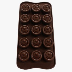 Silicone 15 Cavity Round Chocolate Mould SP32495, Niral Industries