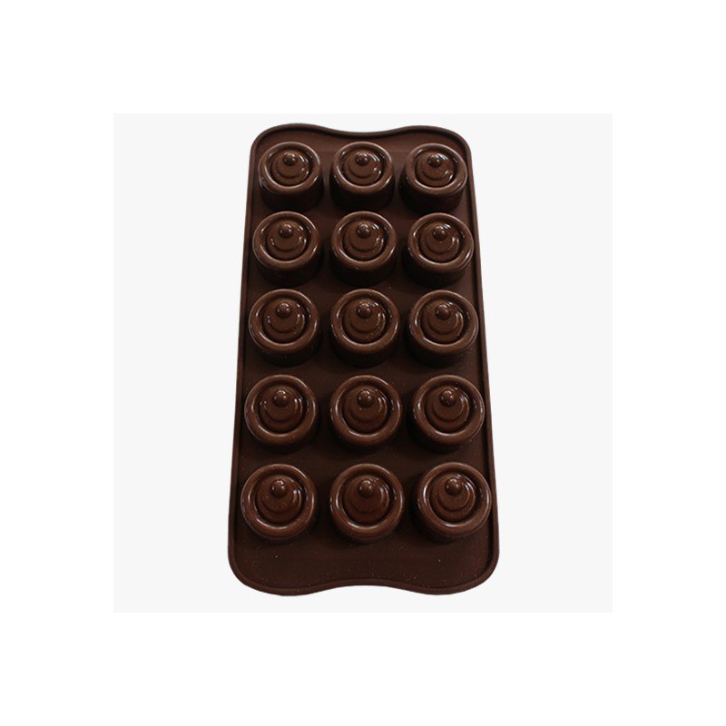 Silicone 15 Cavity Round Chocolate Mould SP32495, Niral Industries
