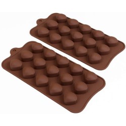 15-Cavity Silicone Shell Chocolate Mold SP32488, Niral Industries