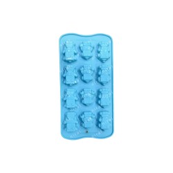 12 Cavity Silicone Mini Robot Chocolate Mould SP32474, Niral Industries