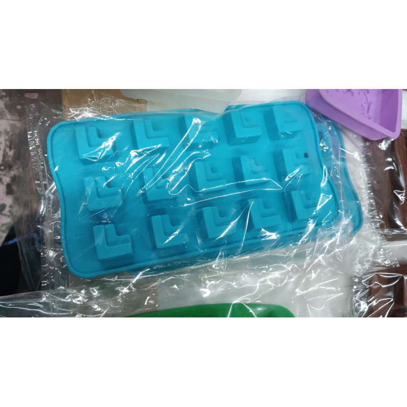 15 Cavity Silicone L Shape Chocolate Mould SP32487, Niral Industries