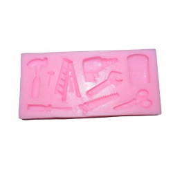 Silicone 3D Construction Tools Mould for Baking Chocolate Mould SP32457, Niral Industries.