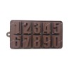 Number Chocolate mould BK51115, Niral Industries.