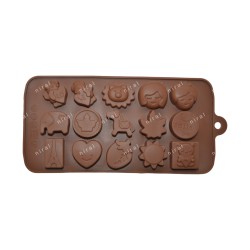 Multi Shape And Animal Chocolate Mould BK51149, Niral Industries.