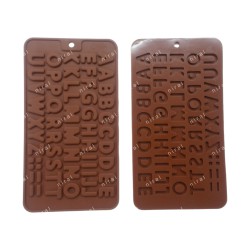 A To Z Chocolate Mould BK51180, Niral Industries.