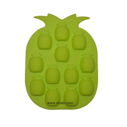 Small Pineapple Shape Soap, Chocolate Mold SP32246, Niral Industries.