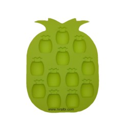 Small Pineapple Shape Soap, Chocolate Mold SP32246, Niral Industries.