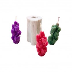 Little Rosebud Silicone Candle Casting Kit HBY714,Niral Industries