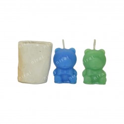 Teddy Delight Silicone Candle Mould HBY216, Niral Industries