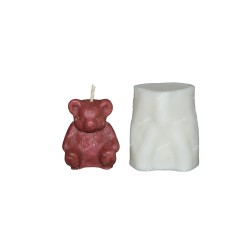 Polar Teddy Bear Candle Mould HBY943, Niral Industries.