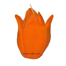 Big Rose Bud Silicone Candle Mould SL607, Niral Industries.