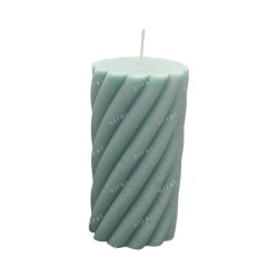 Spiral Twist Pillar Candle Mould HBY950, Niral Industries