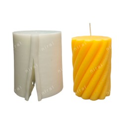 Spiral Pillar Candle Mould HBY949, Niral Industries