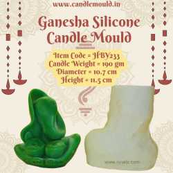 Ganesha Silicone Mould HBY233, Niral Industries.