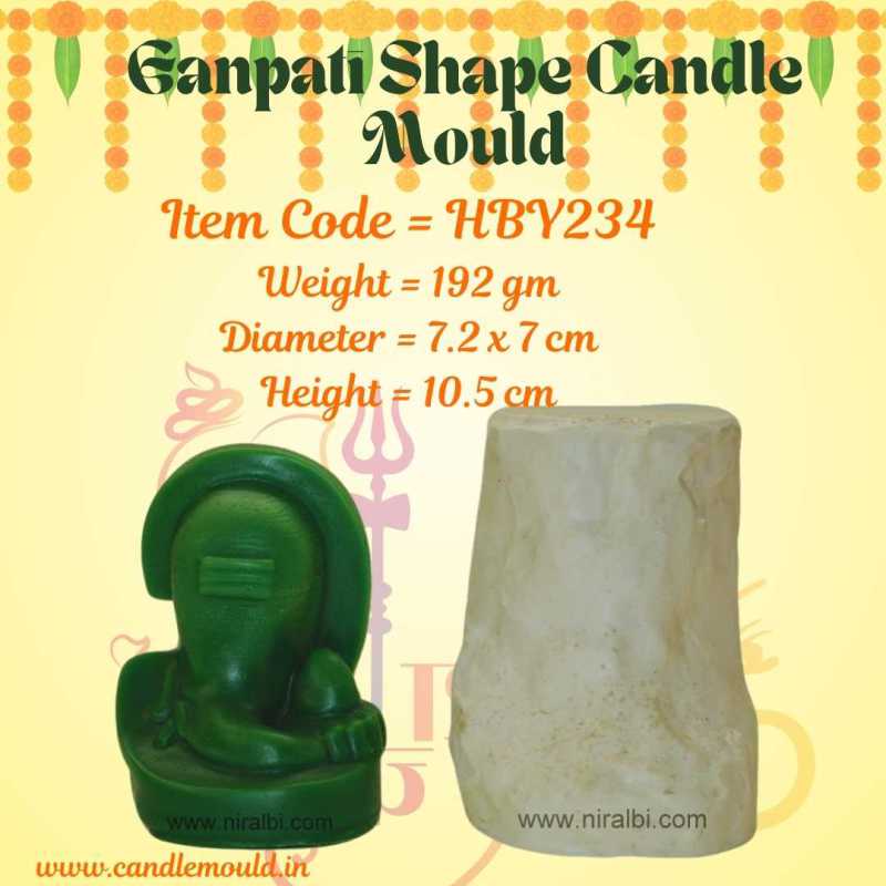 Ganpati Silicone Mould HBY234, Niral Industries.