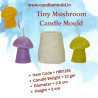 Party-perfect Mini Mushroom silicone Candle Mould HBY135, Niral Industries