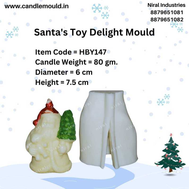 Santa's Toy Delight Silicone Mould HBY147, Niral Industries