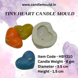 Tiny Heart Candle Mould...