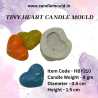 Tiny Heart Candle Mould HBY210, Niral Industries.