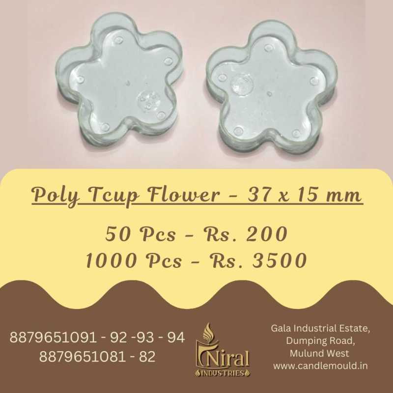 Niral's Poly T - Cup Flower 37 x 15 mm