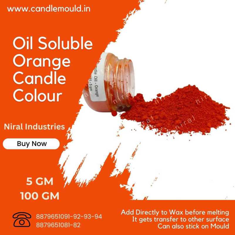 Orange Oil Soluble Candle Colour, Niral Industries