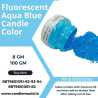 Fluoroscent Candle Colour Aqua Blue, Niral Industries