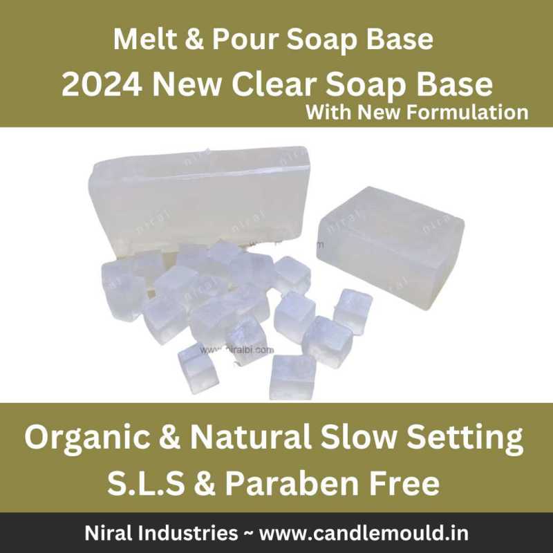 Niral's 2024 Clear Soap Base with new formulation (New)