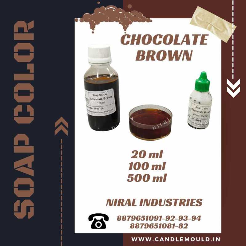 Niral's Chocolate Brown Soap Colour