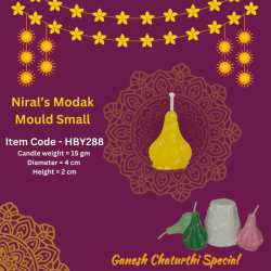 Modak Shape Silicone Candle...