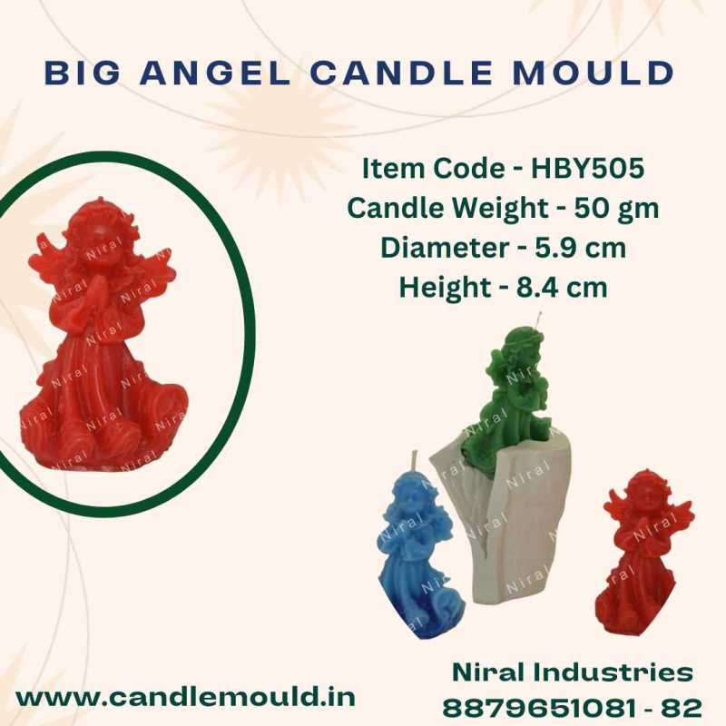 Divine Guardian Silicone Candle Mold HBY505, Niral Industries